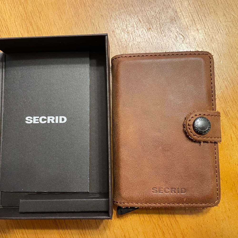 Secrid Mini Wallet Vintage Brown